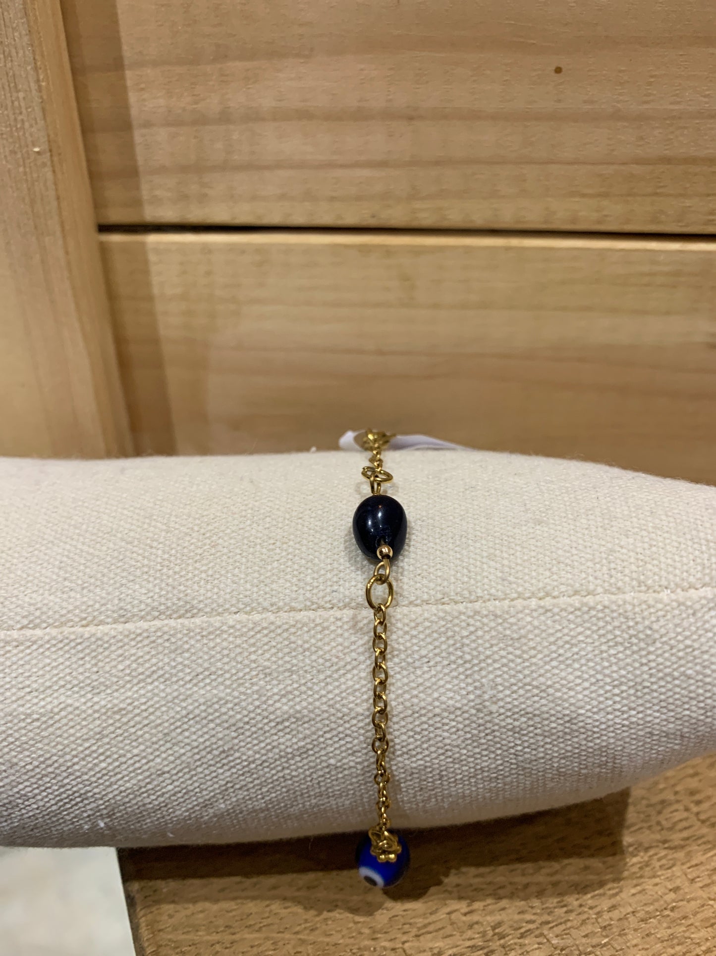 Bracelet Œil protecteur et Lapis lazuli