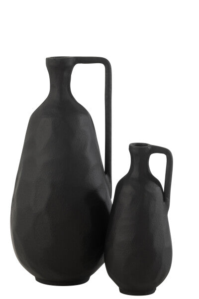 Vase alu noir