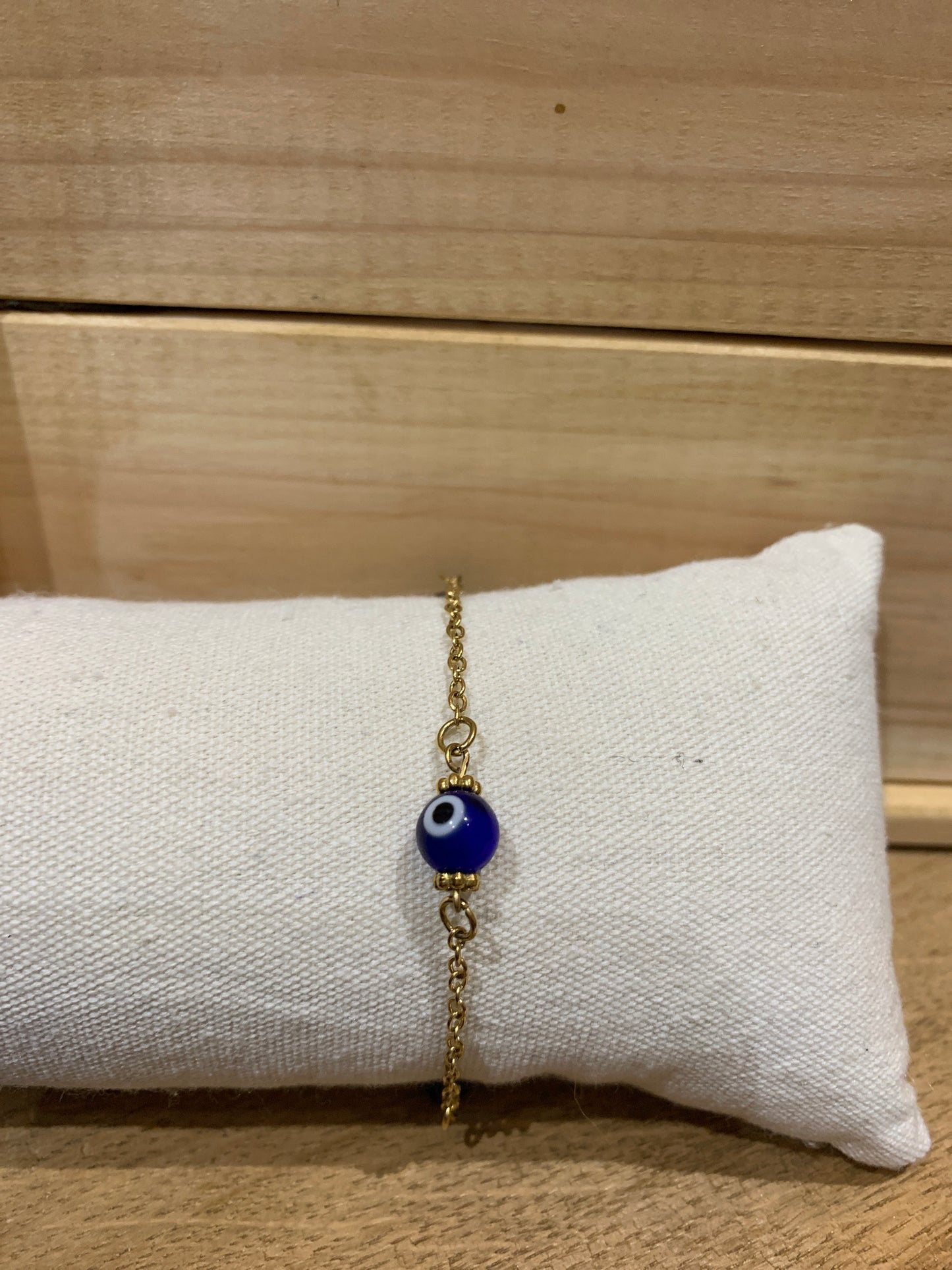 Bracelet Œil protecteur et Lapis lazuli