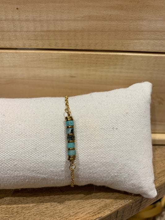 Bracelet turquoise africaine