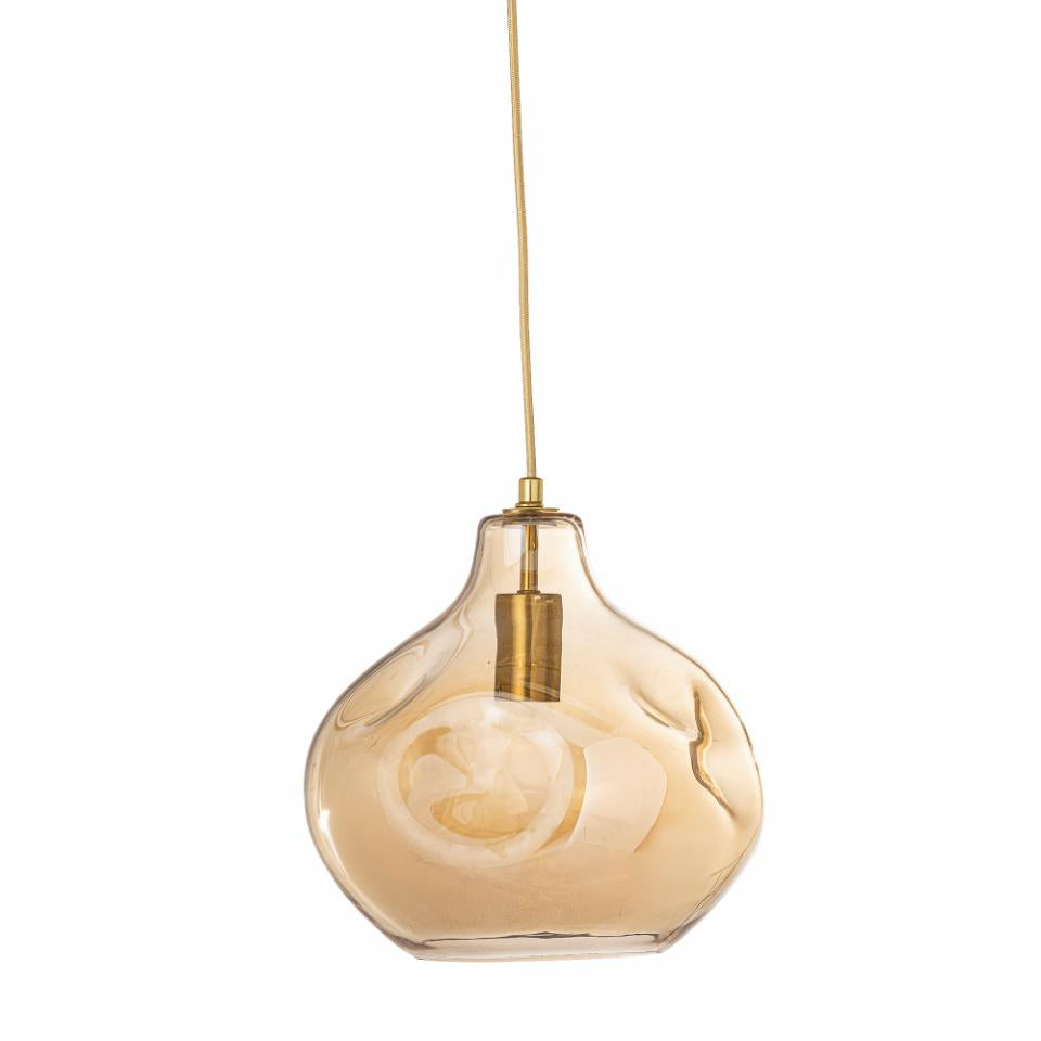 Lampe suspension marron